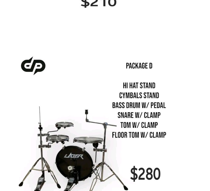 Package D compact drums